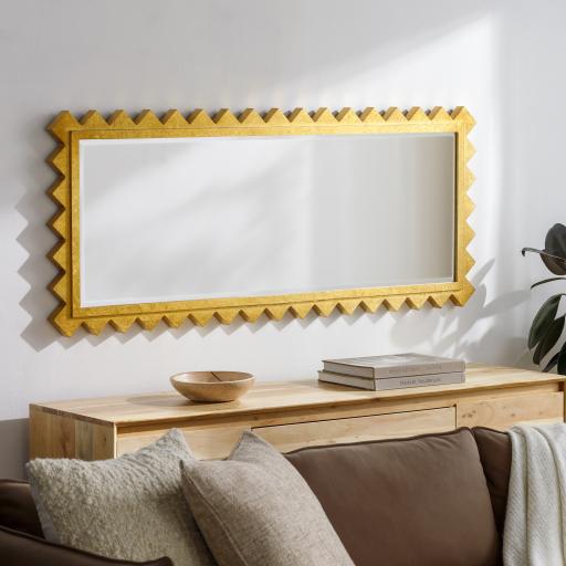 Surya Harrison MRR-1022 Gold 60"H x 25"W x 2"D Mirror