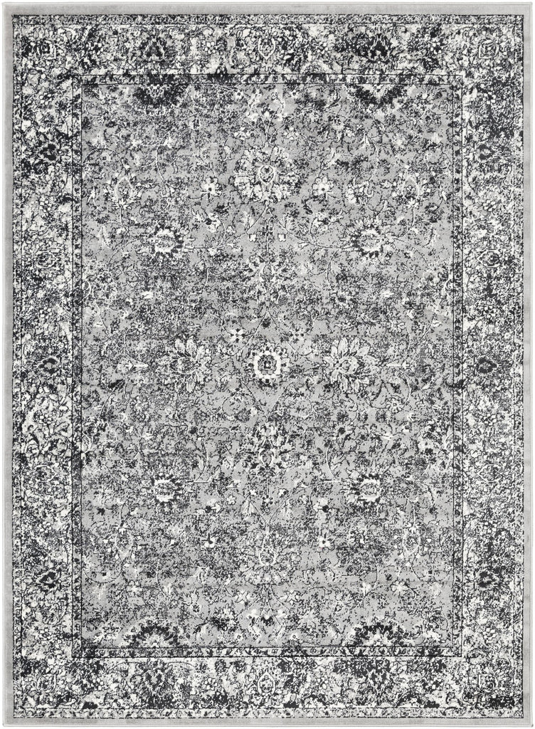 Surya Mumbai MUM-2307 Black Gray 7'10" x 10'2" Rug