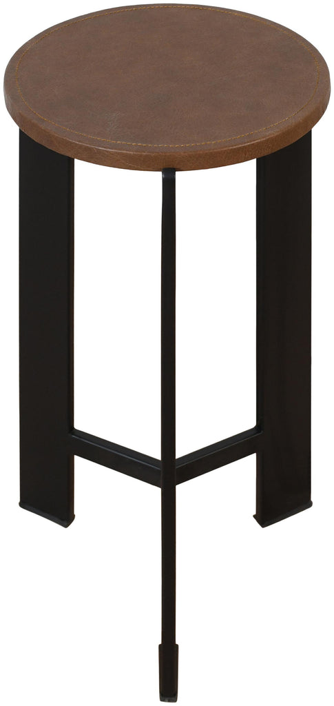 Surya Nisse NISS-002 Black Brown 20"H x 10"W x 10"D Furniture