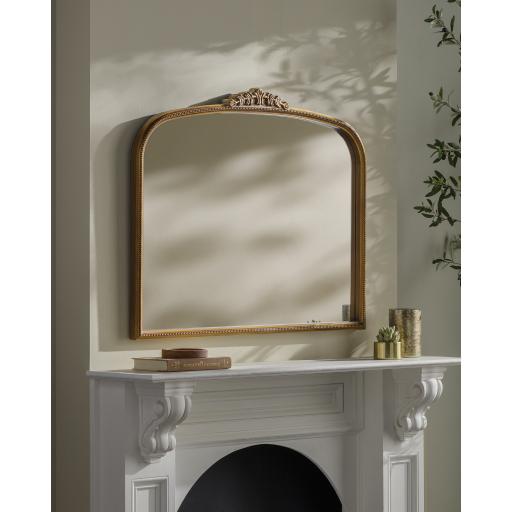 Surya Arrendale NRE-003 Gold 29"H x 36"W x 2"D Mirror