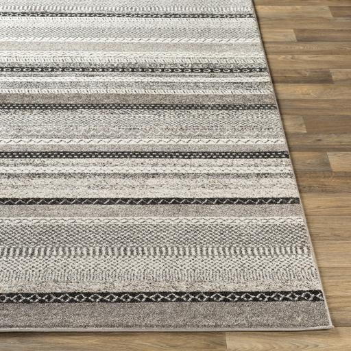 Surya Nepali NPI-2311 Black Cream 2' x 3' Rug