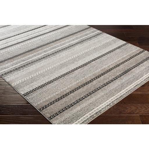 Surya Nepali NPI-2311 Black Cream 2' x 3' Rug