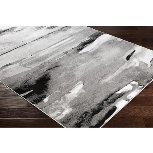 Surya Nova NVA-3034 Black Charcoal 5'3" x 7'7" Rug