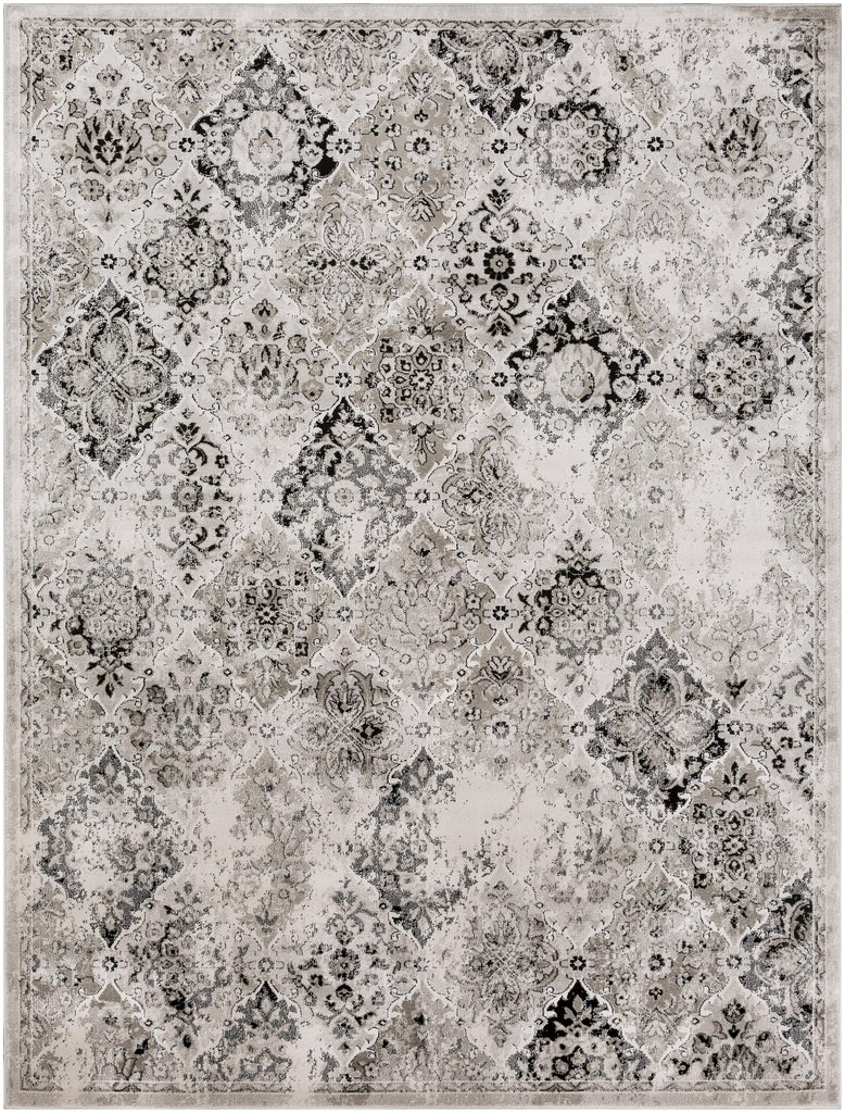 Surya Nova NVA-3037 Black Charcoal 2'2" x 2'11" Rug