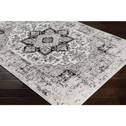 Surya Nova NVA-3042 Black Gray 2'2" x 2'11" Rug