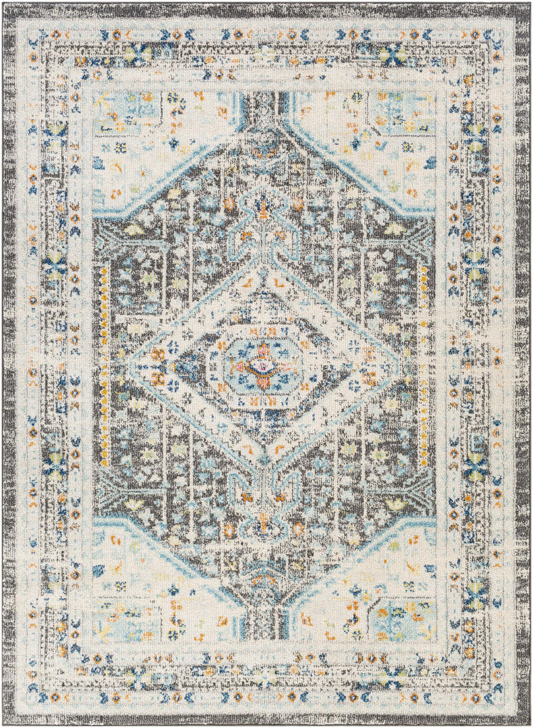 Surya Norwich NWC-2318 Aqua Black 5'3" x 7'3" Rug