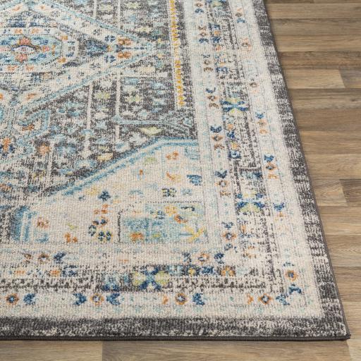 Surya Norwich NWC-2318 Aqua Black 5'3" x 7'3" Rug