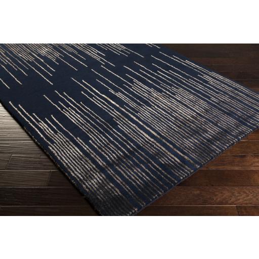 Surya Naya NY-5237 Dark Brown Navy 2' x 3' Rug