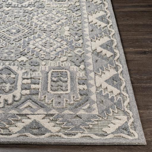 Surya Oakland OAA-1006 Beige Charcoal 5' x 7'6" Rug