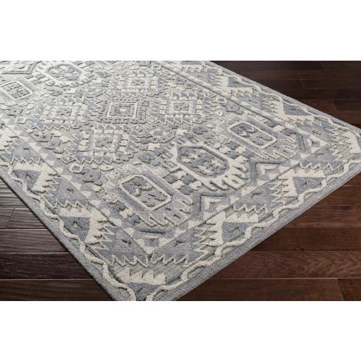 Surya Oakland OAA-1006 Beige Charcoal 5' x 7'6" Rug