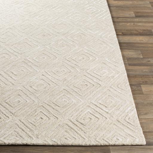 Surya Opus OPS-2310 Ivory Medium Gray 2' x 3' Rug