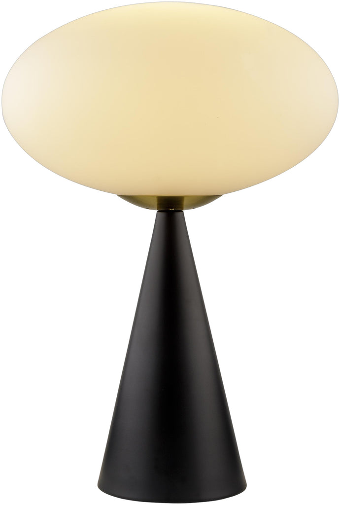 Surya Orbique ORU-001 Black White 18"H x 13"W x 13"D Lighting