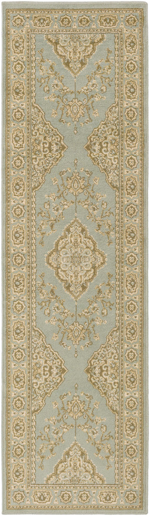 Surya Paramount PAR-1006 Dark Brown Light Beige 2'2" x 7'7" Rug