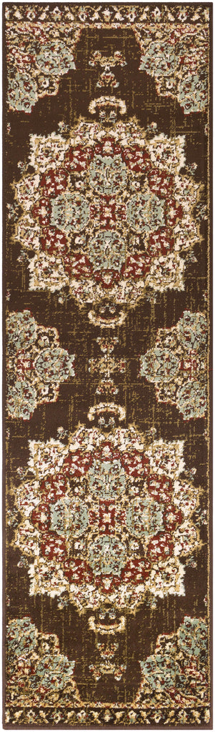 Surya Paramount PAR-1082 Burgundy Dark Brown 6'7" x 9'6" Rug