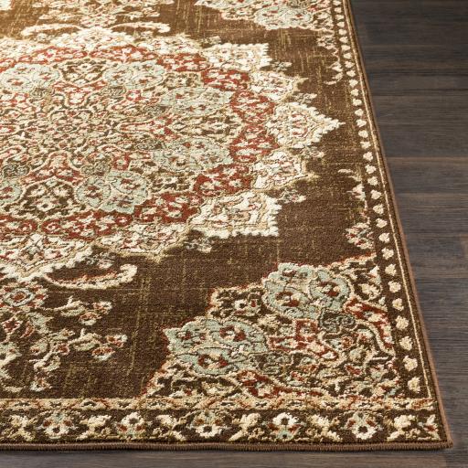 Surya Paramount PAR-1082 Burgundy Dark Brown 6'7" x 9'6" Rug