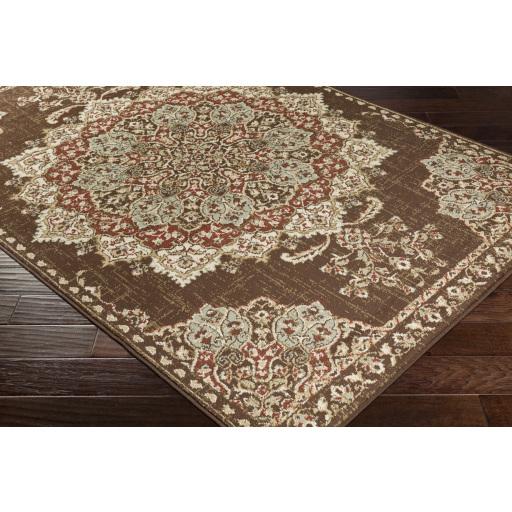 Surya Paramount PAR-1082 Burgundy Dark Brown 6'7" x 9'6" Rug