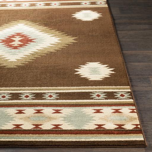 Surya Paramount PAR-1083 Burgundy Dark Brown 6'7" x 9'6" Rug