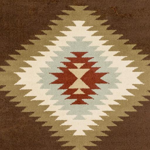 Surya Paramount PAR-1083 Burgundy Dark Brown 6'7" x 9'6" Rug