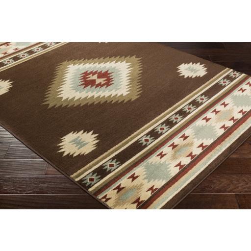 Surya Paramount PAR-1083 Burgundy Dark Brown 6'7" x 9'6" Rug