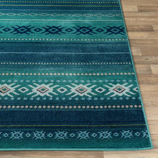 Surya Paramount PAR-1119 Aqua Cream 6'7" x 9'6" Rug