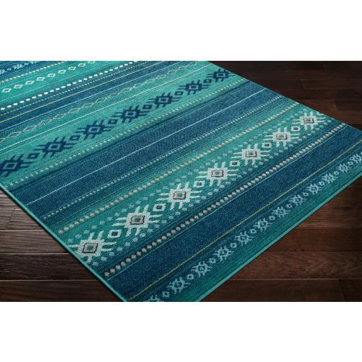 Surya Paramount PAR-1119 Aqua Cream 6'7" x 9'6" Rug