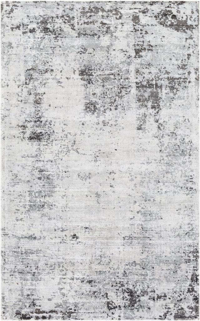 Surya Park Avenue PAV-2301 Black Gray 5' x 7'6" Rug