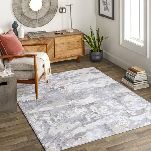 Surya Perception PCP-2306 Beige Black 7'9" x 9'6" Rug