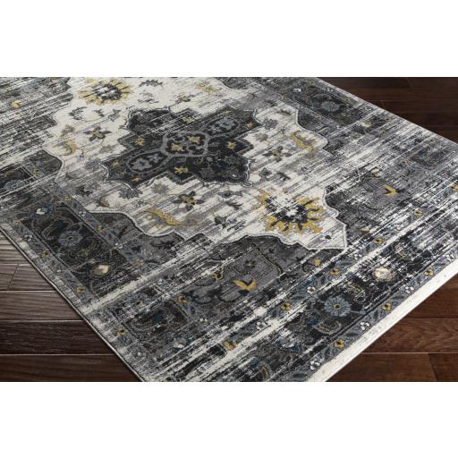 Surya Pepin PEI-1000 Black Charcoal 5'3" x 7'7" Rug