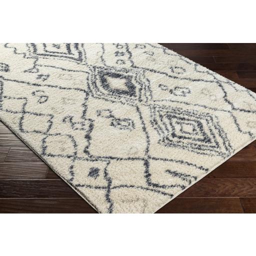 Surya Puffy Shag PFY-2304 Cream Light Beige 5'3" x 7' Rug