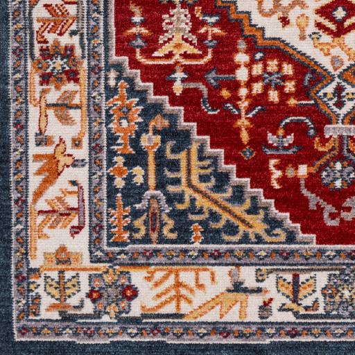 Surya Patina PIA-2311 Camel Dark Blue 5'3" x 7'3" Rug