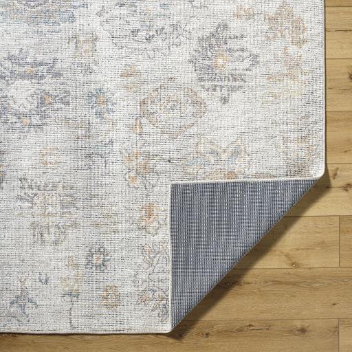 Surya Olympic PNWOL-2302 Charcoal Cream 2'7" x 7'3" Rug