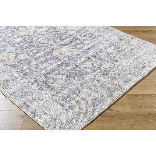 Surya Olympic PNWOL-2304 Amber Charcoal 5'3" x 7' Rug