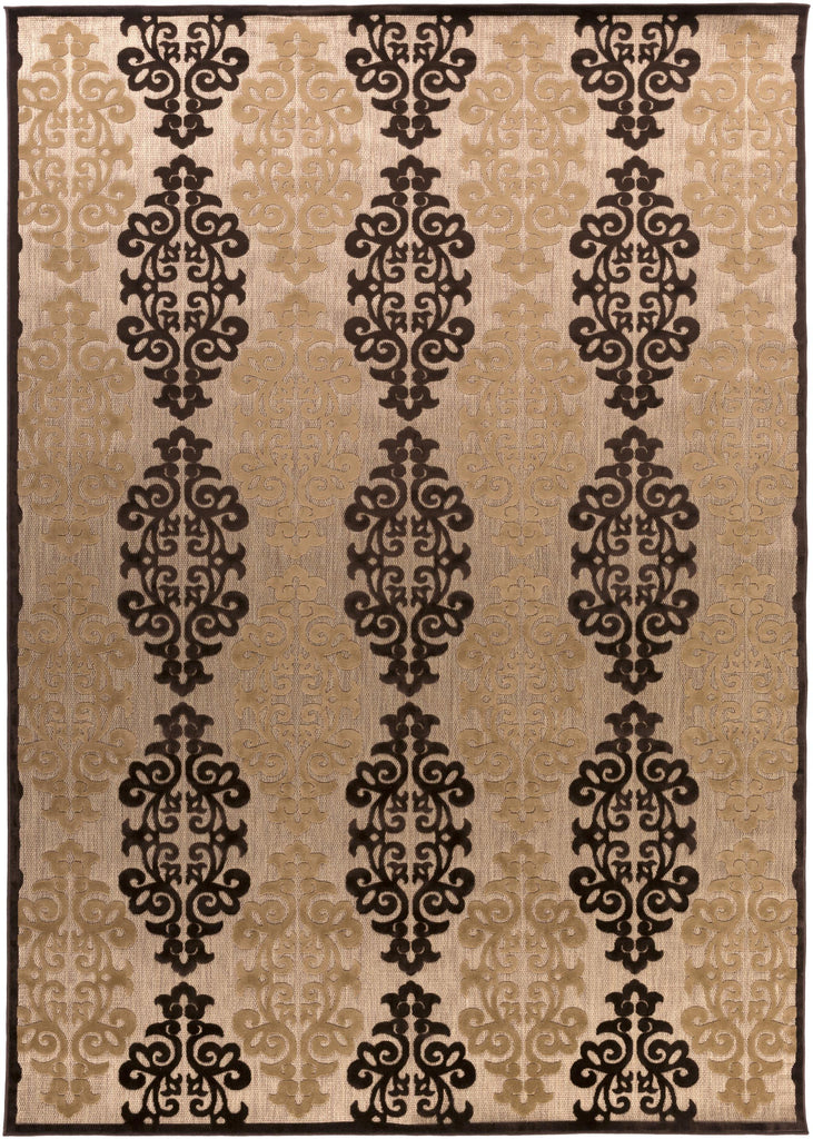 Surya Portera PRT-1020 Brown Dark Brown 8'8" x 12' Rug