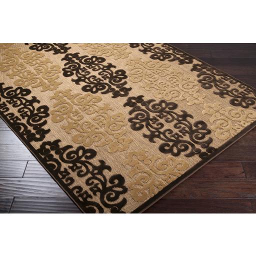 Surya Portera PRT-1020 Brown Dark Brown 8'8" x 12' Rug