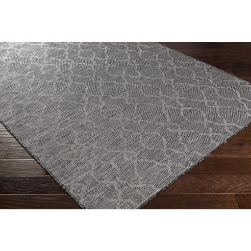 Surya Pasadena PSA-2332 Black Charcoal 5'1" x 7' Rug