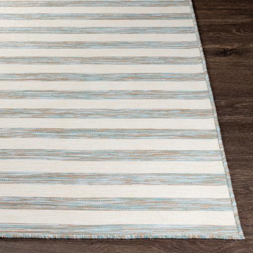 Surya Pasadena PSA-2378 Blue Brown 5'3" x 7'3" Rug