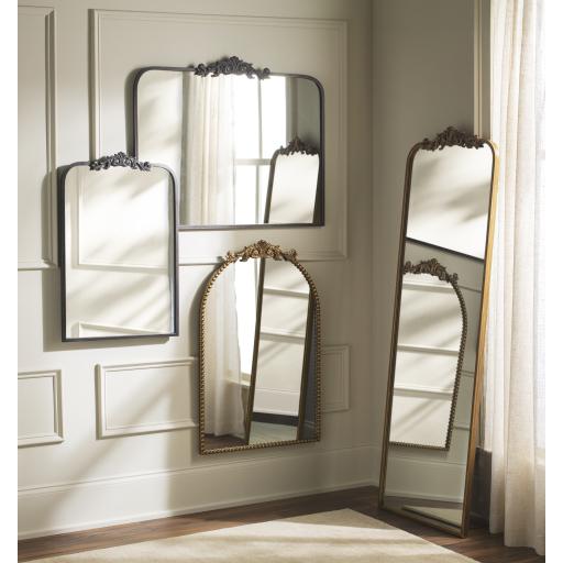 Surya Aarlen RAL-008 Gold 65"H x 22"W x 2"D Mirror