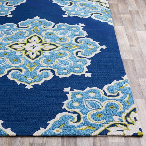 Surya Skye SKE-4005 Dark Blue Light Blue 4' x 6' Rug