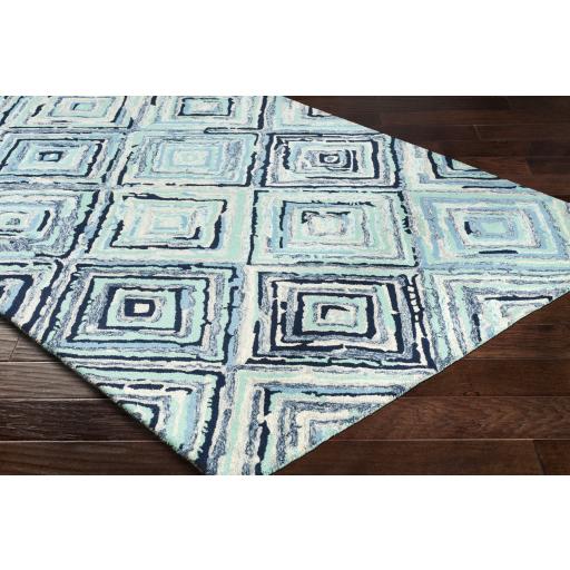 Surya Serafina SRF-2025 Dark Blue Denim 2'6" x 8' Rug