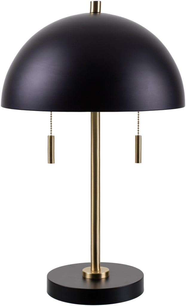 Surya Vienne VNN-001 Black Metallic - Brass 21"H x 13"W x 17"D Lighting