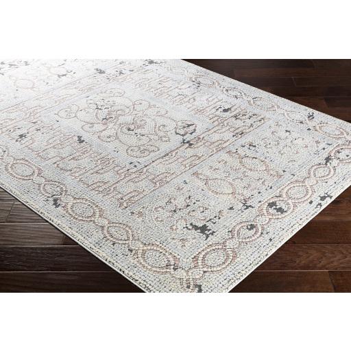 Surya Venezia VNZ-2304 Black Light Beige 3'10" x 5'7" Rug