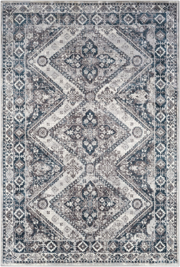 Surya Wanderlust WNL-2314 Charcoal Light Slate 5'3" x 7'3" Rug