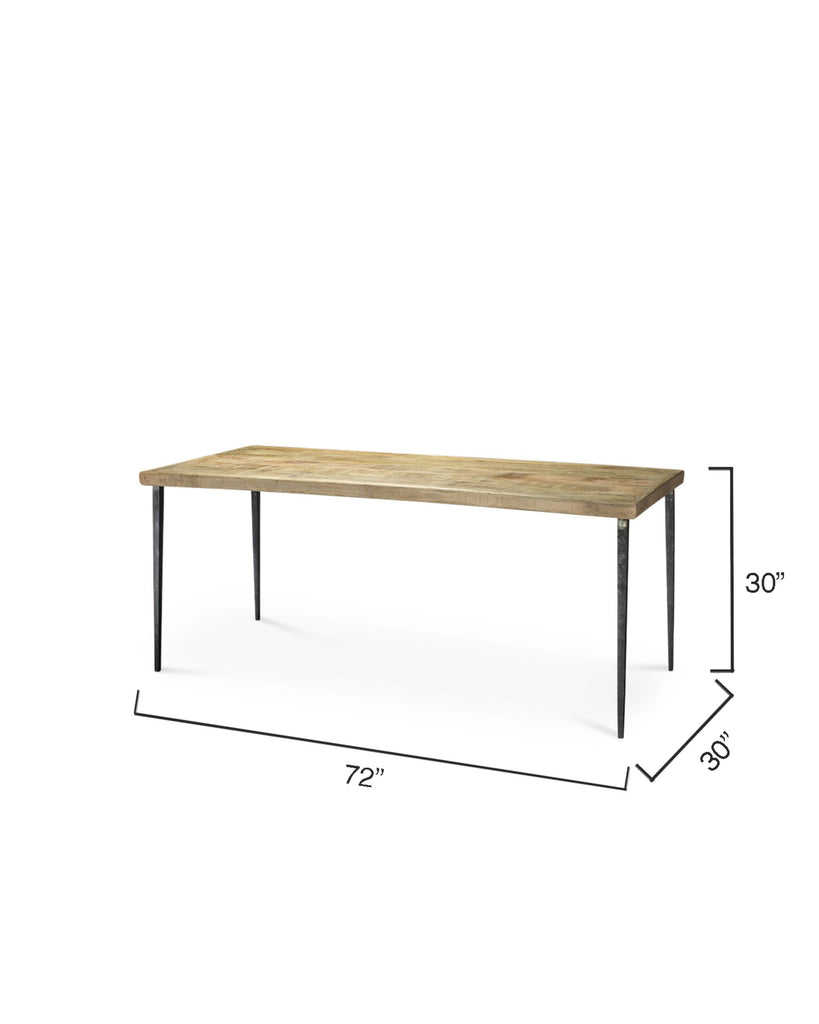 Jamie Young Farmhouse Wood Dining Table, Natural