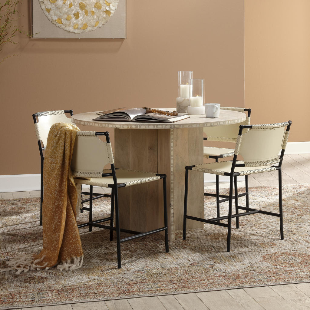 Jamie Young Sama Round Bistro Dining Table