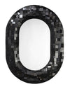 Jamie Young Enigma Iron Oval Mirror