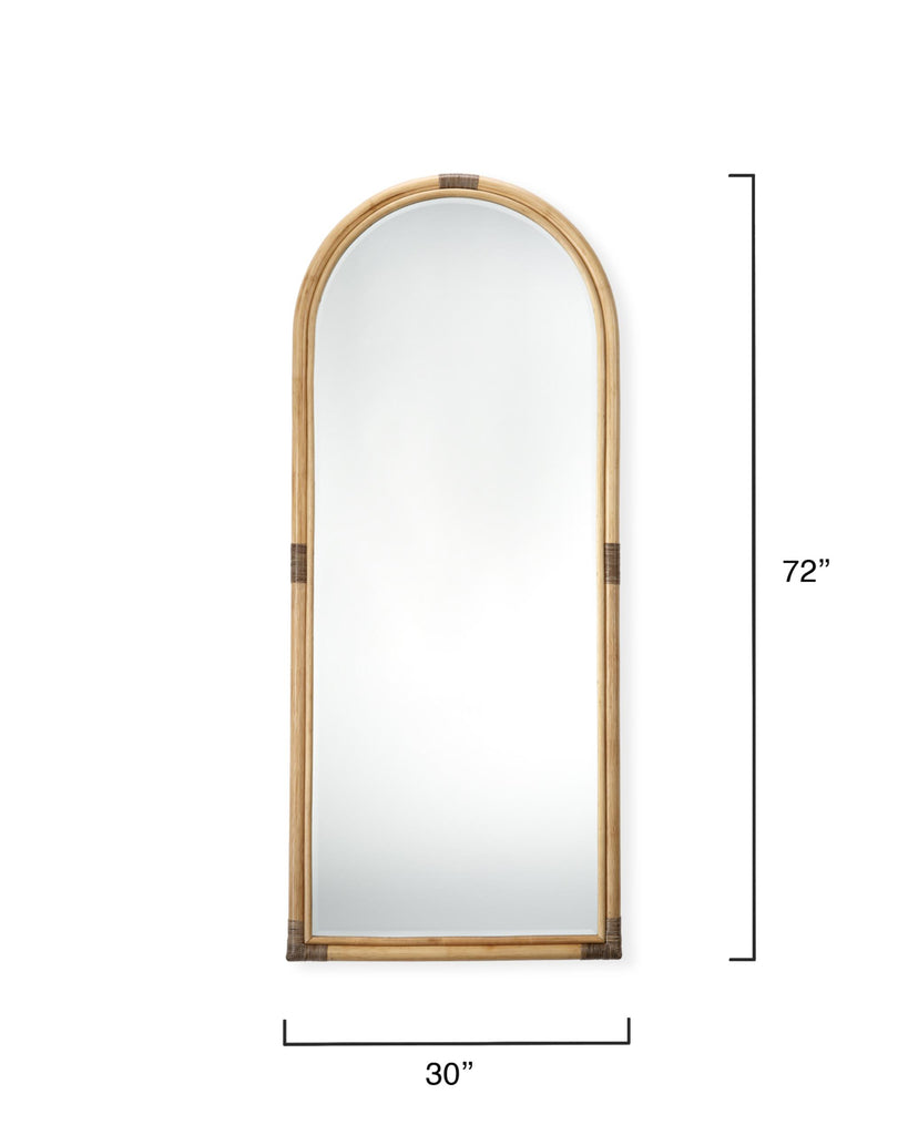 Jamie Young Saltwater Floor Mirror, Natural