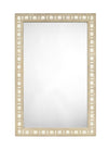 Jamie Young Sama Wood & Bone Inlay Rectangle Mirror