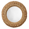 Jamie Young Strand Wood Beaded Round Mirror, Natural