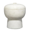 Decoratorsbest Bennett Marble Large Storage Bowl W/ Lid