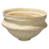 Decoratorsbest Landscape Cotton Mache Large Bowl, Cream